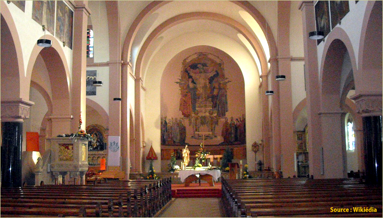 La basilique Sacré-Cœur de Jésus de Lutterbach